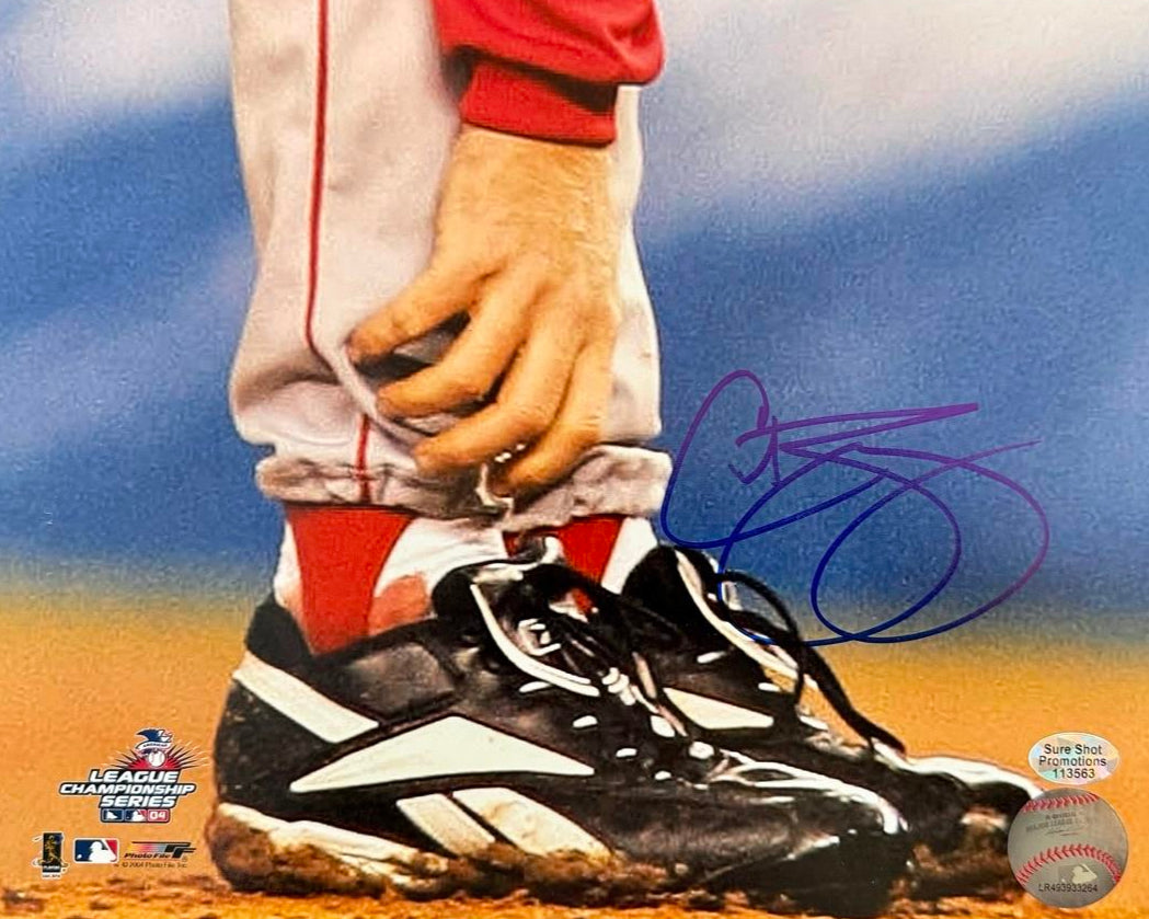 Curt Schilling Signed 8x10 Photo (Bloody Sock) Boston Red Sox - SureShot COA